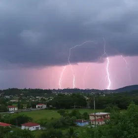 Barueri deve ter um dia com trovões e raios