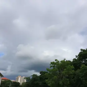céu nublado