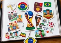 trocar figurinhas do álbum da Copa do Mundo