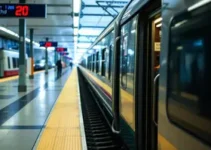 passageiro cai entre trem e plataforma