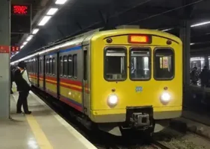 passageiro cai entre trem e plataforma
